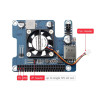 Power Over Ethernet PoE HAT (F) For Raspberry Pi 5 / CM 5 with Onboard Cooling Fan and Metal Heatsink